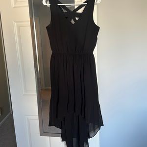 Black high low dress. Like new. Gently used